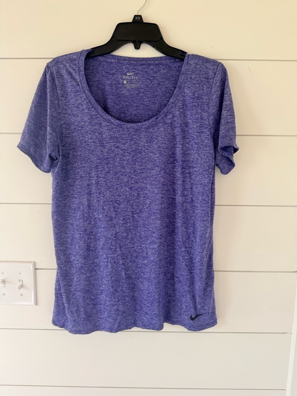 Nike Purple Heather Short Sleeve Dri-FIT Tee